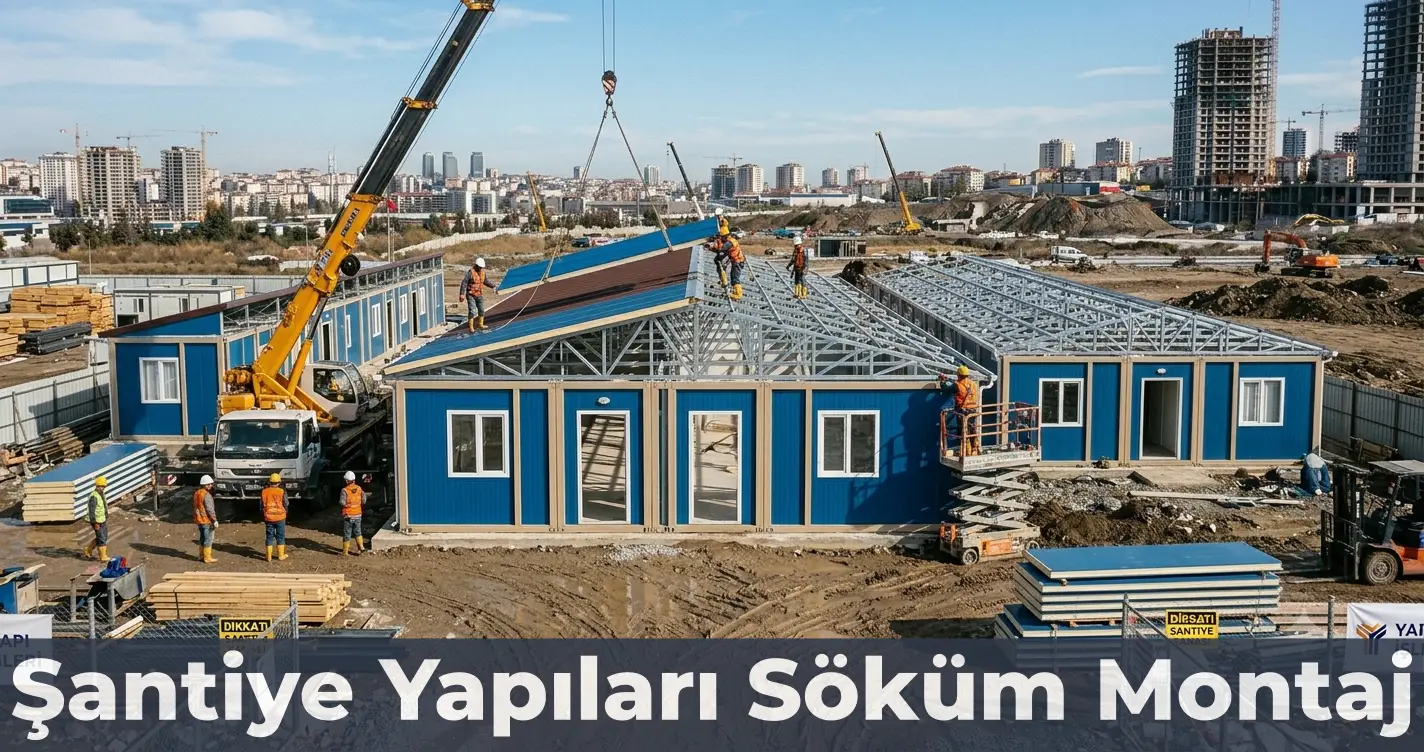 Şantiye binalarının söküm ve montaj süreçleri